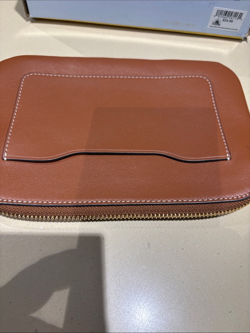 Tory Burch Perry Bombé Ribbon Patchwork Leather wristlet clutch - Picture 3 of 4